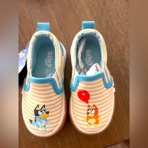 Bluey slip on shoes- Toddler size 6- new w tags and box
